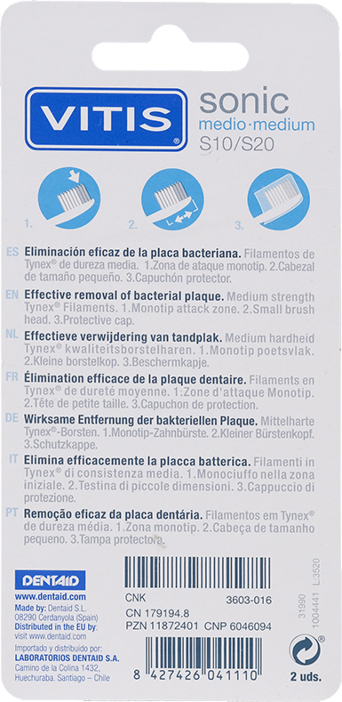 رأس فرشاة Sonic S10/S20 متوسط 2