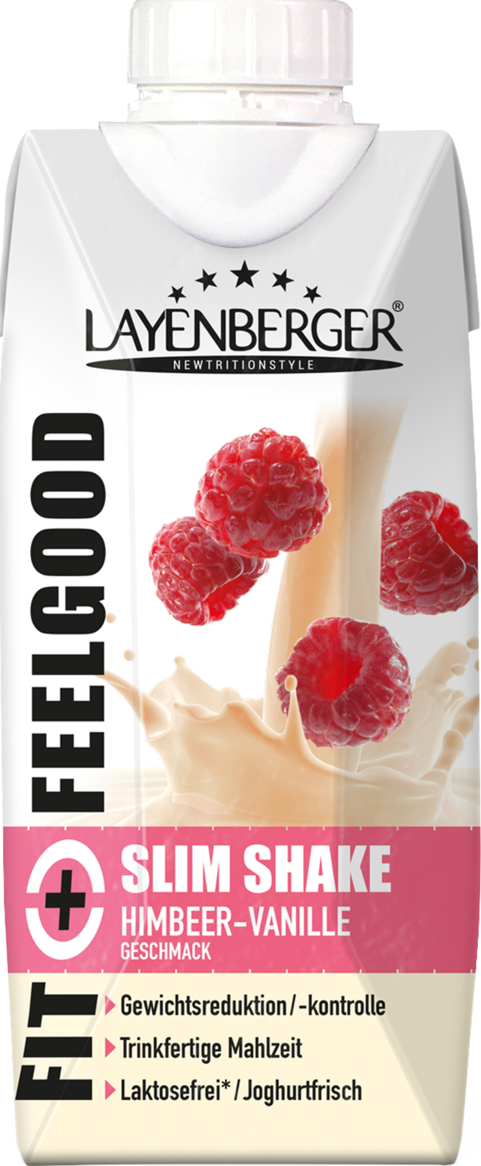 Layenberger Fit+Feelgood Slim Shake Himbeer-Vanille Geschmack