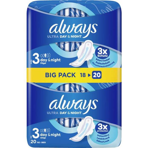 Ultra Day & Night Binden mit Flügeln Big Pack