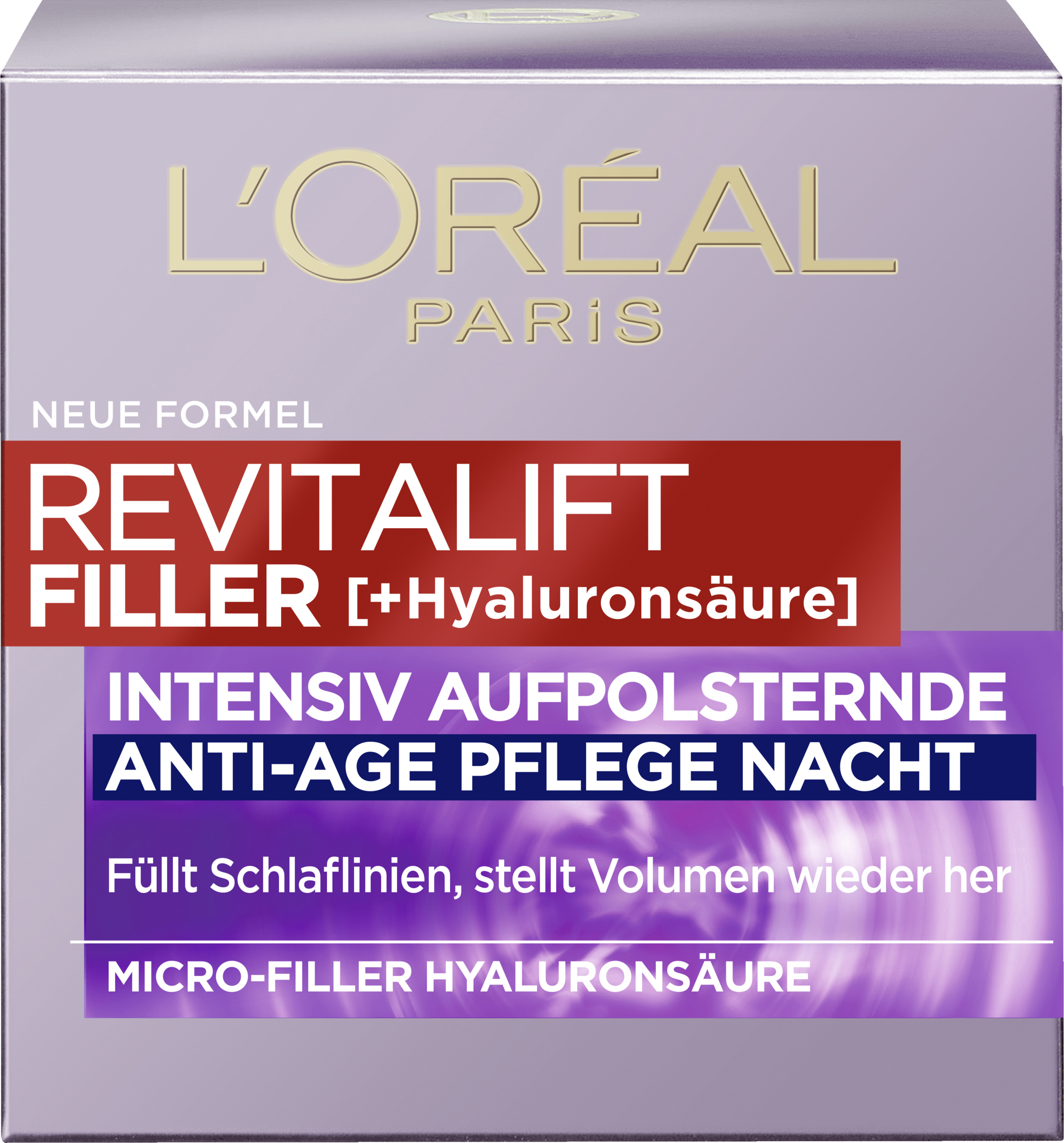 L’Oréal Paris Revitalift Filler [+Hyaluronsäure] Intensiv Aufpolsternde Anti-Age Pflege Nacht