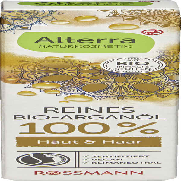 alterra naturkosmetik 100 reines bio arganol online kaufen rossmann de