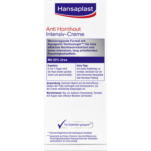 Hansaplast Anti Hornhaut Intensiv Creme Preisvergleich Hansaplast Anti Hornhaut Intensiv-Creme online kaufen | rossmann.de