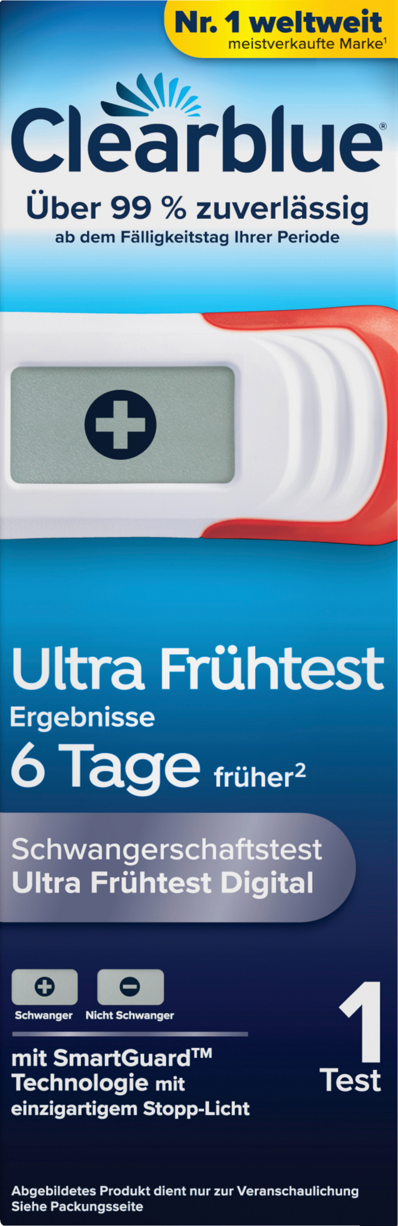 Clearblue Schwangerschaftstest Ultra Frühtest Digital