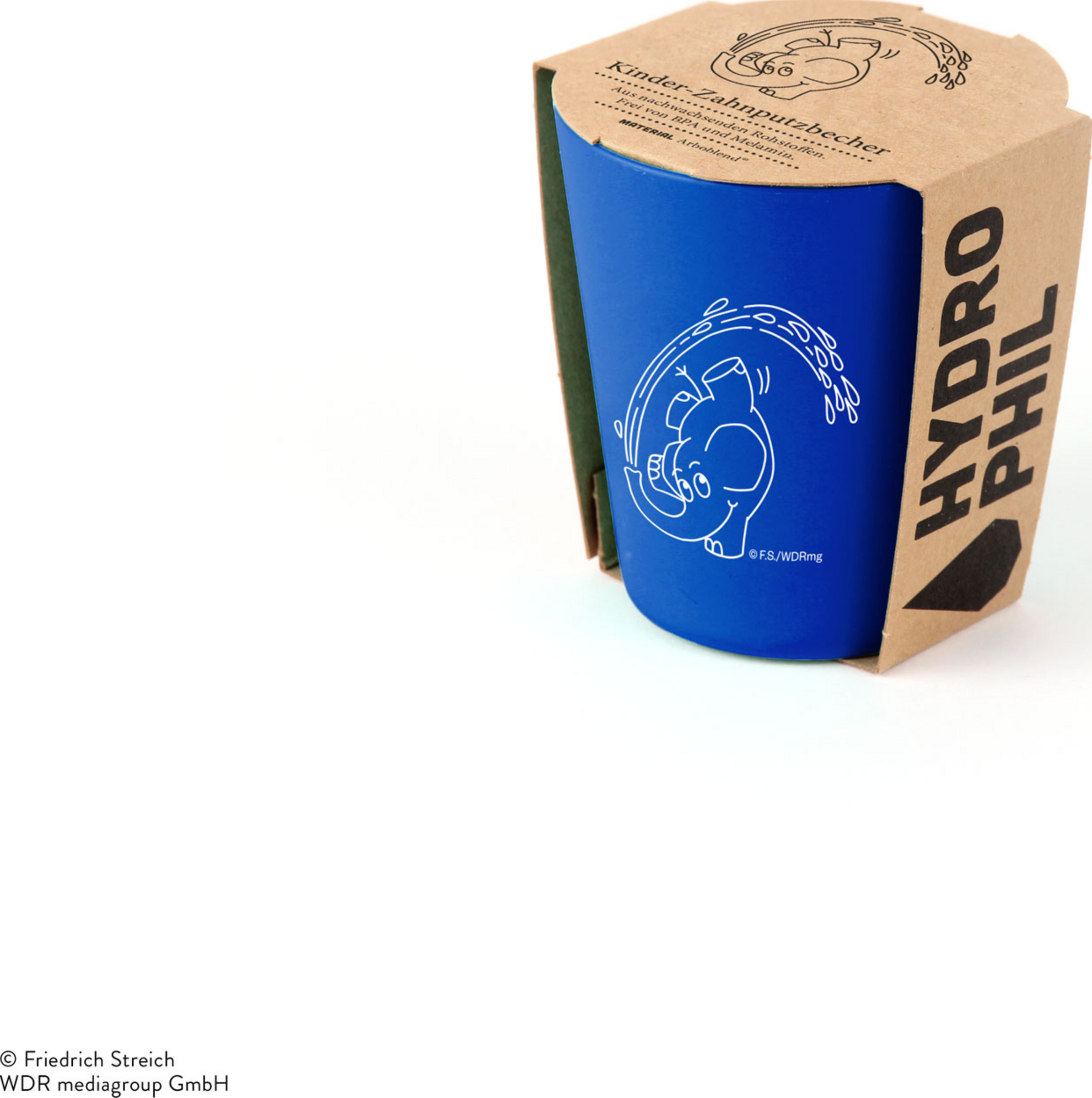 كوب تنظيف أسنان على شكل فيل