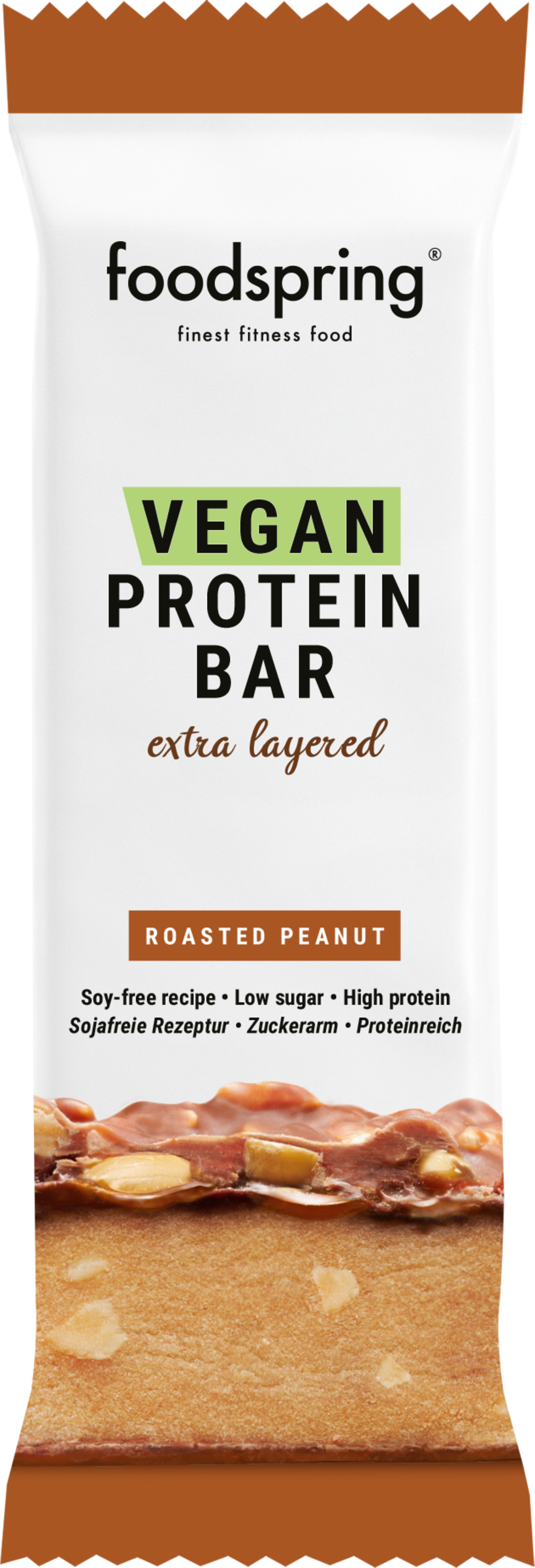 foodspring Vegan Protein Bar Extra Layered Roasted Peanut online kaufen