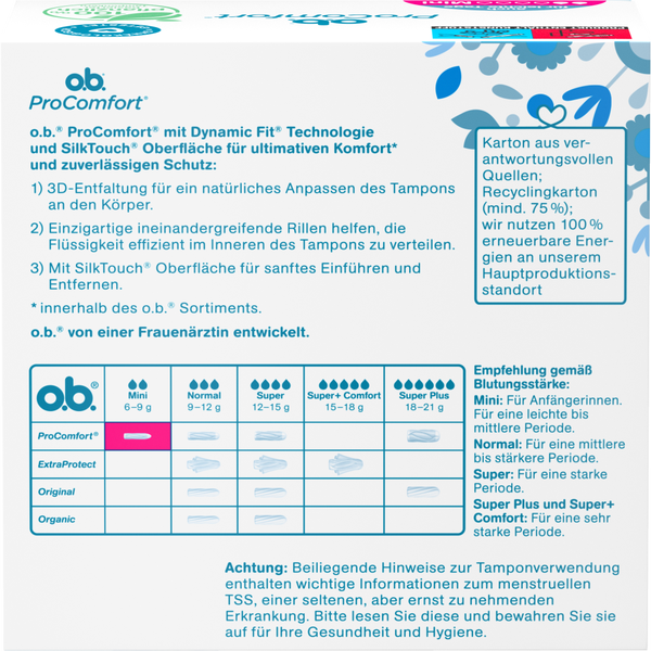 o.b. Tampons Mini online kaufen rossmann.de
