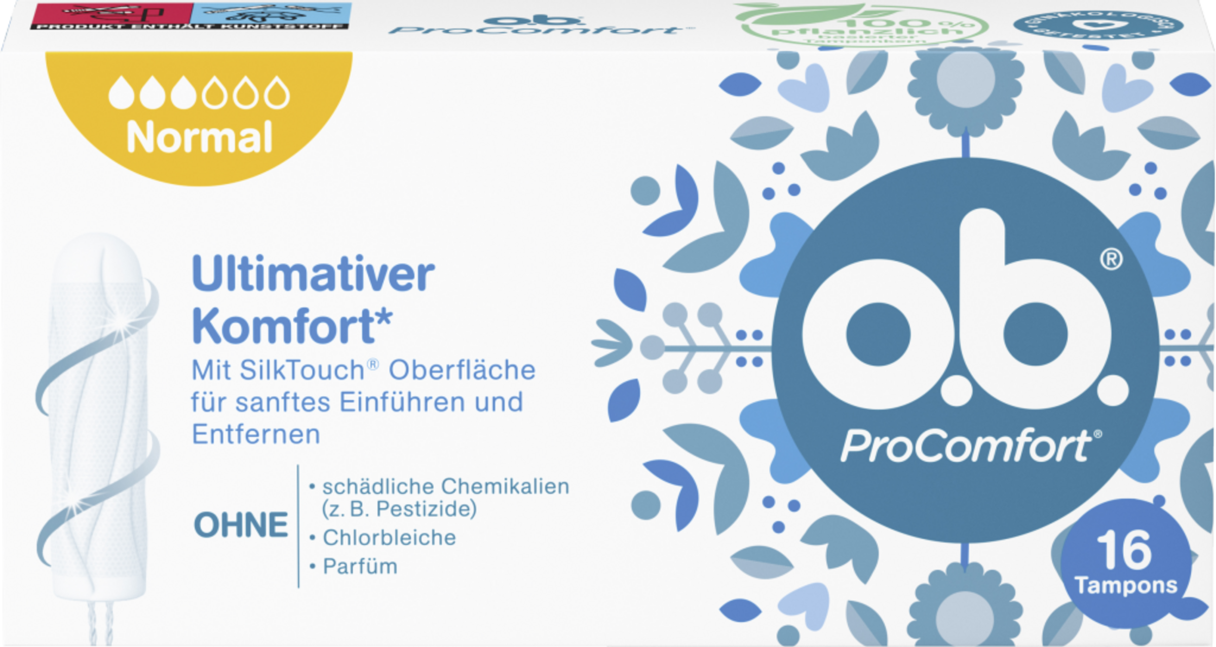o.b. ProComfort Tampons Normal