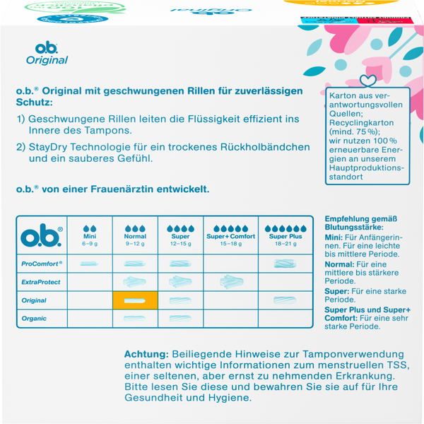 o.b. Original Tampons Normal online kaufen rossmann.de