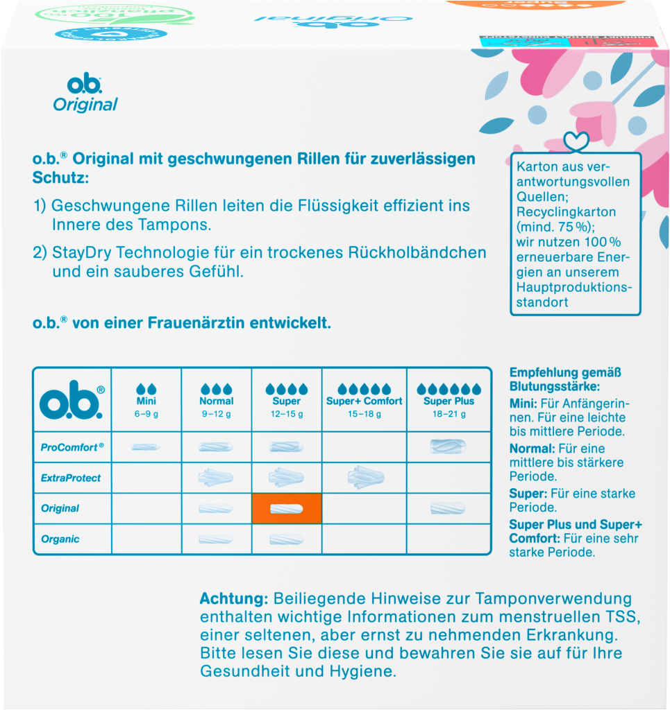 o.b. Original Tampons Super online kaufen rossmann.de