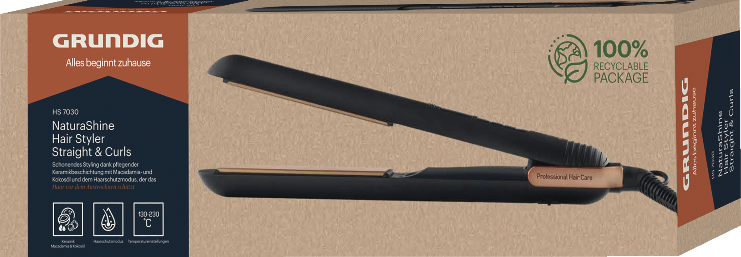 Grundig Haarglätter HS 7030 (Natura Shine)