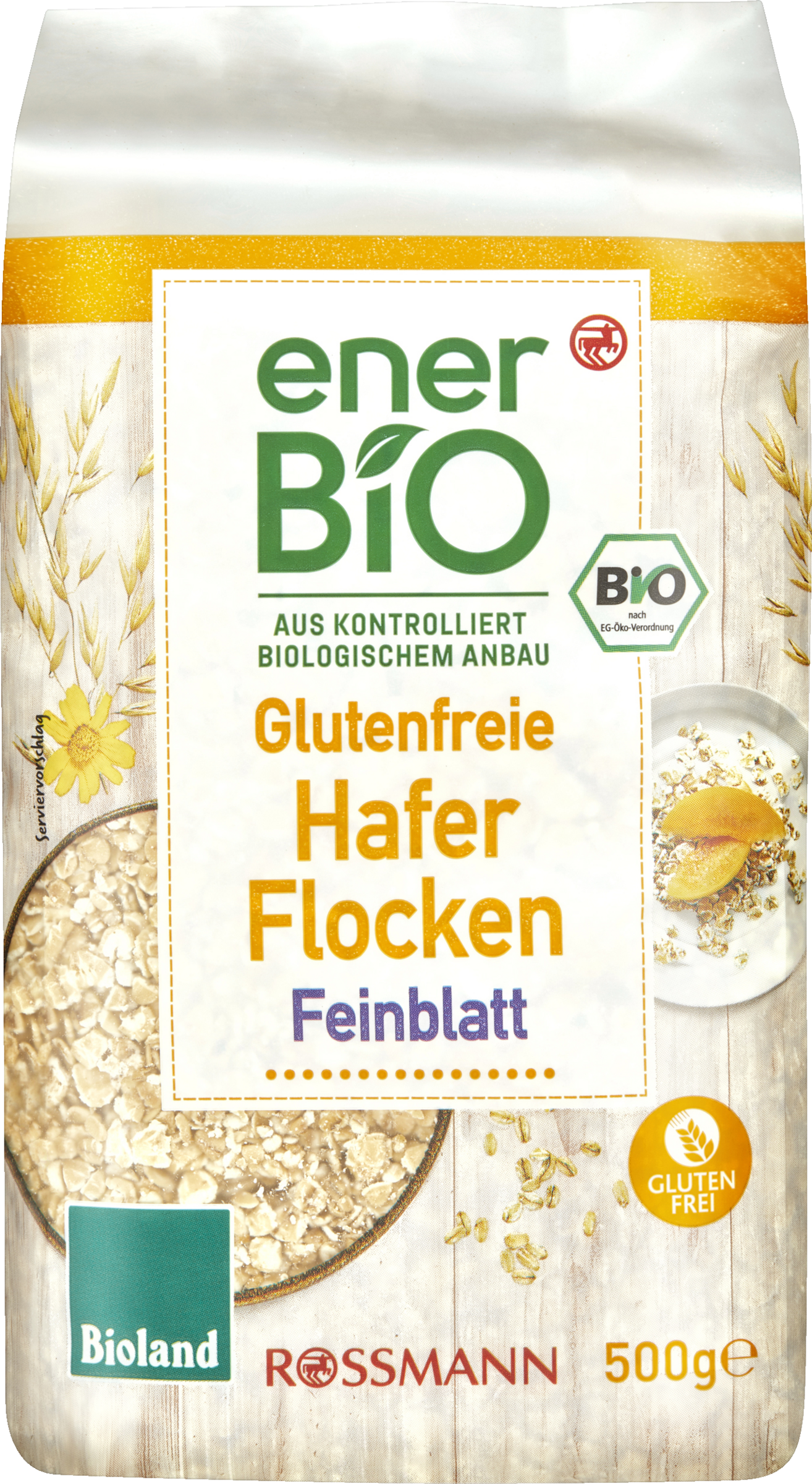 enerBiO Glutenfreie Haferflocken Feinblatt Bioland