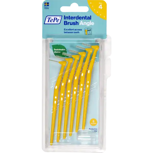 فرشاة ما بين الأسنان زاوية مقاس 4