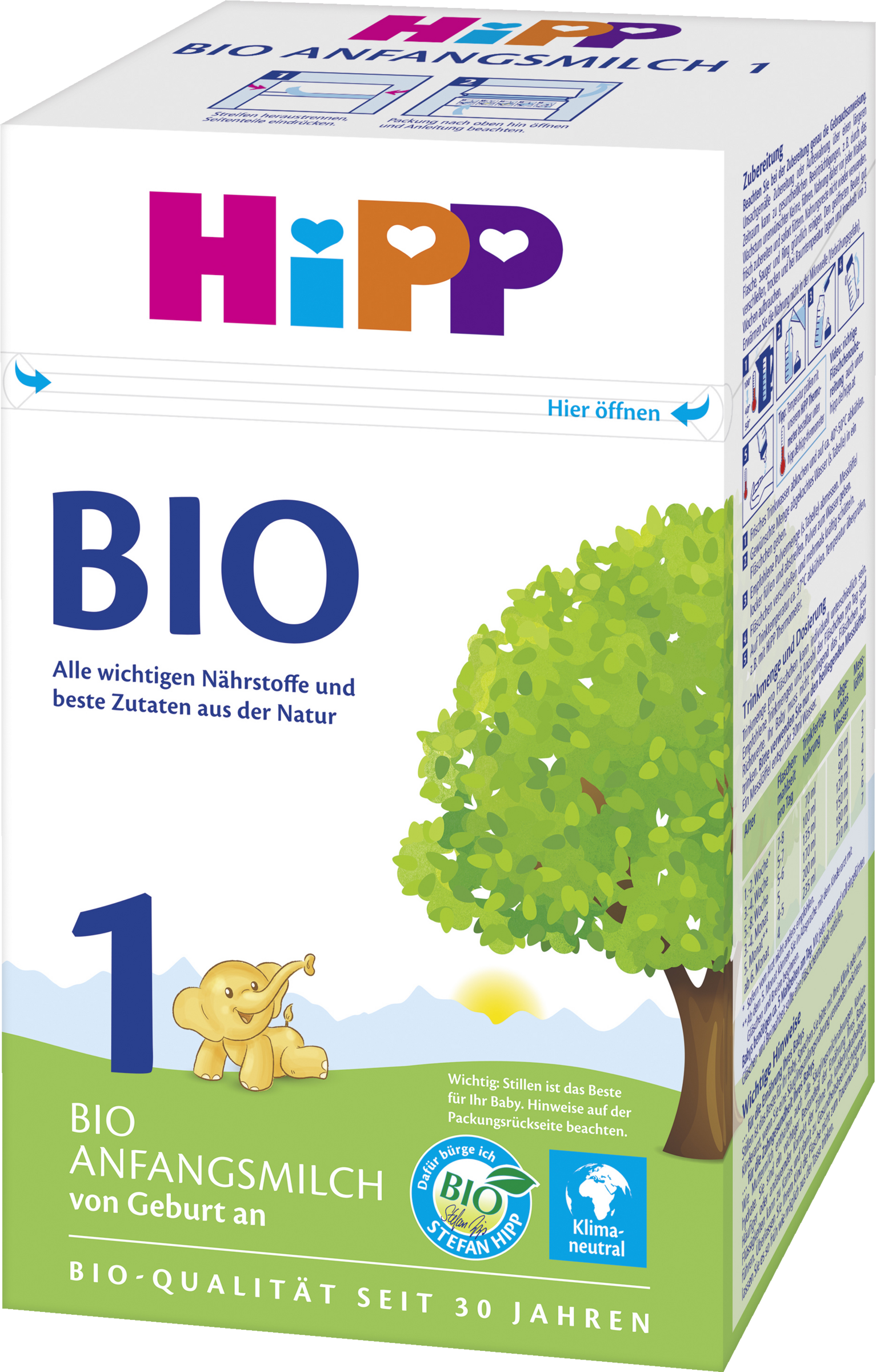 HiPP Bio Anfangsmilch 1 von Geburt an