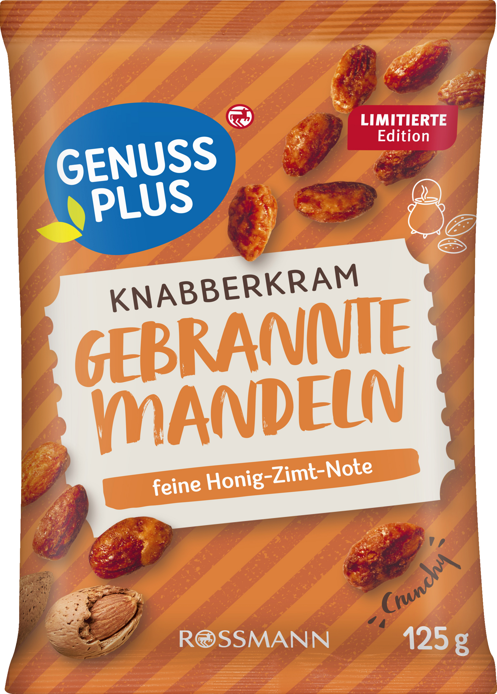 Knabberkram gebrannte Mandeln