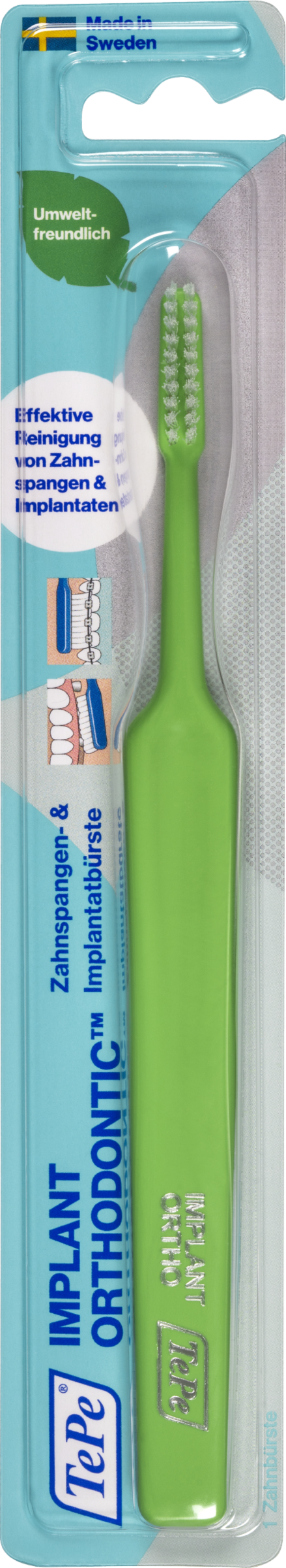 TePe Implant Orthodontic Zahnspangenbürste