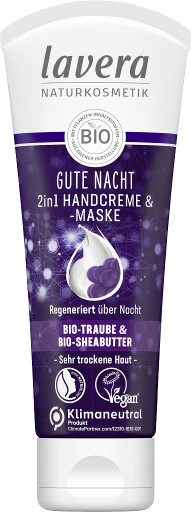 lavera Gute Nacht 2in1 Handcreme & -maske