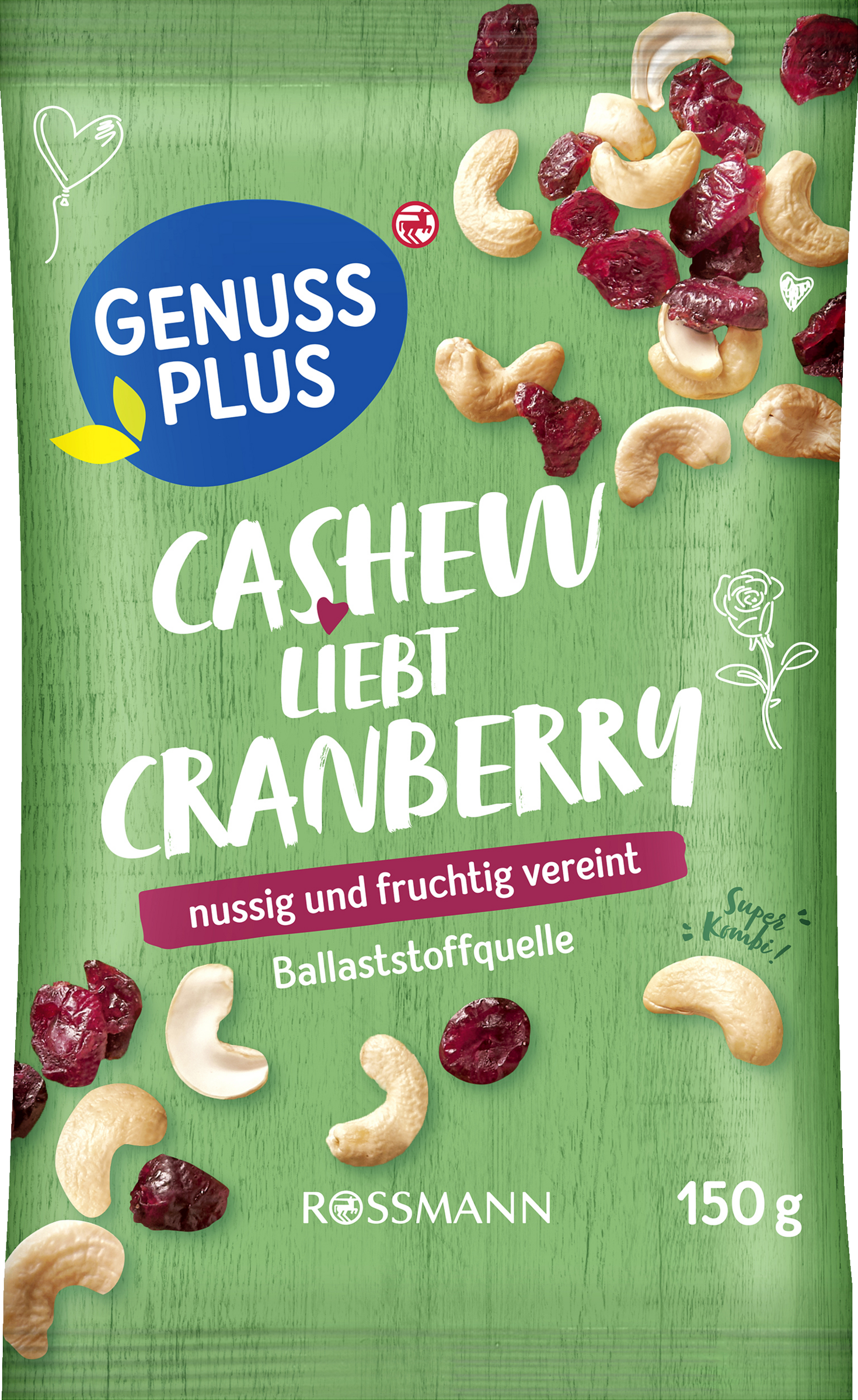 Cashew liebt Cranberry