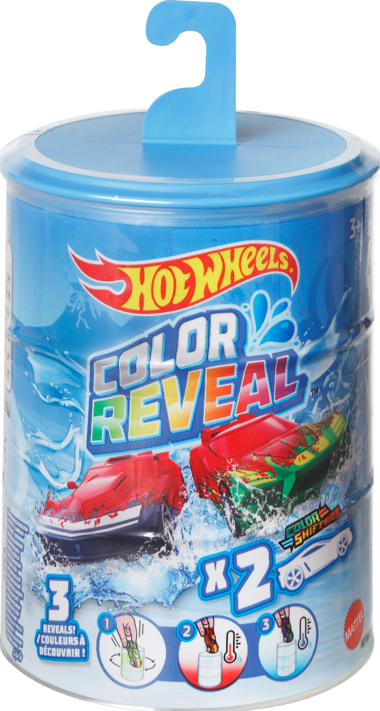 Mattel Hot Wheels 2erSet Color Reveal DieCast FarbwechselFahrzeug