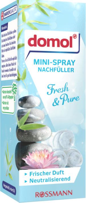 domol Mini Spray Nachfüller Fresh & Pure