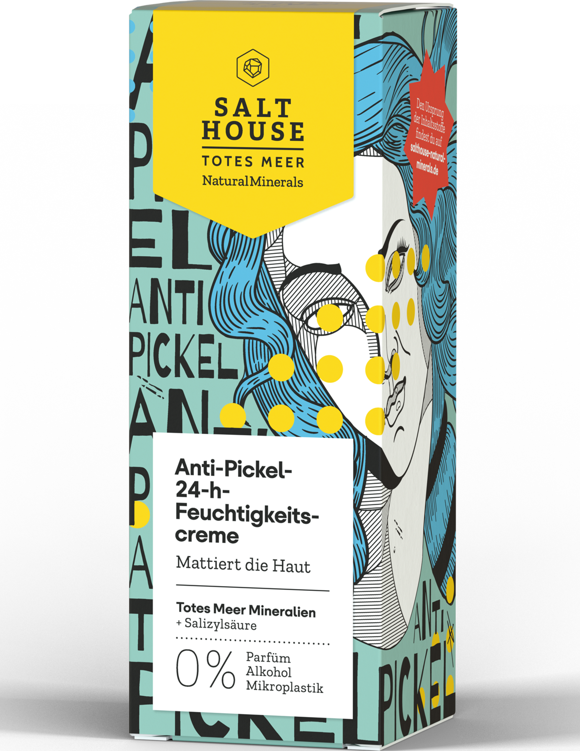 Salthouse Natural Minerals Anti Pickel 24h Feuchtigkeitscreme