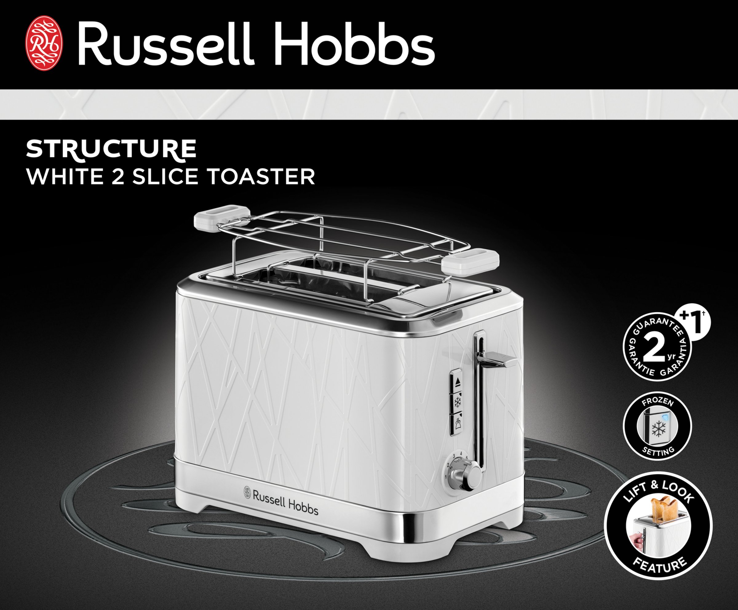 Russell Hobbs Structure Toaster weiß online kaufen rossmann.de