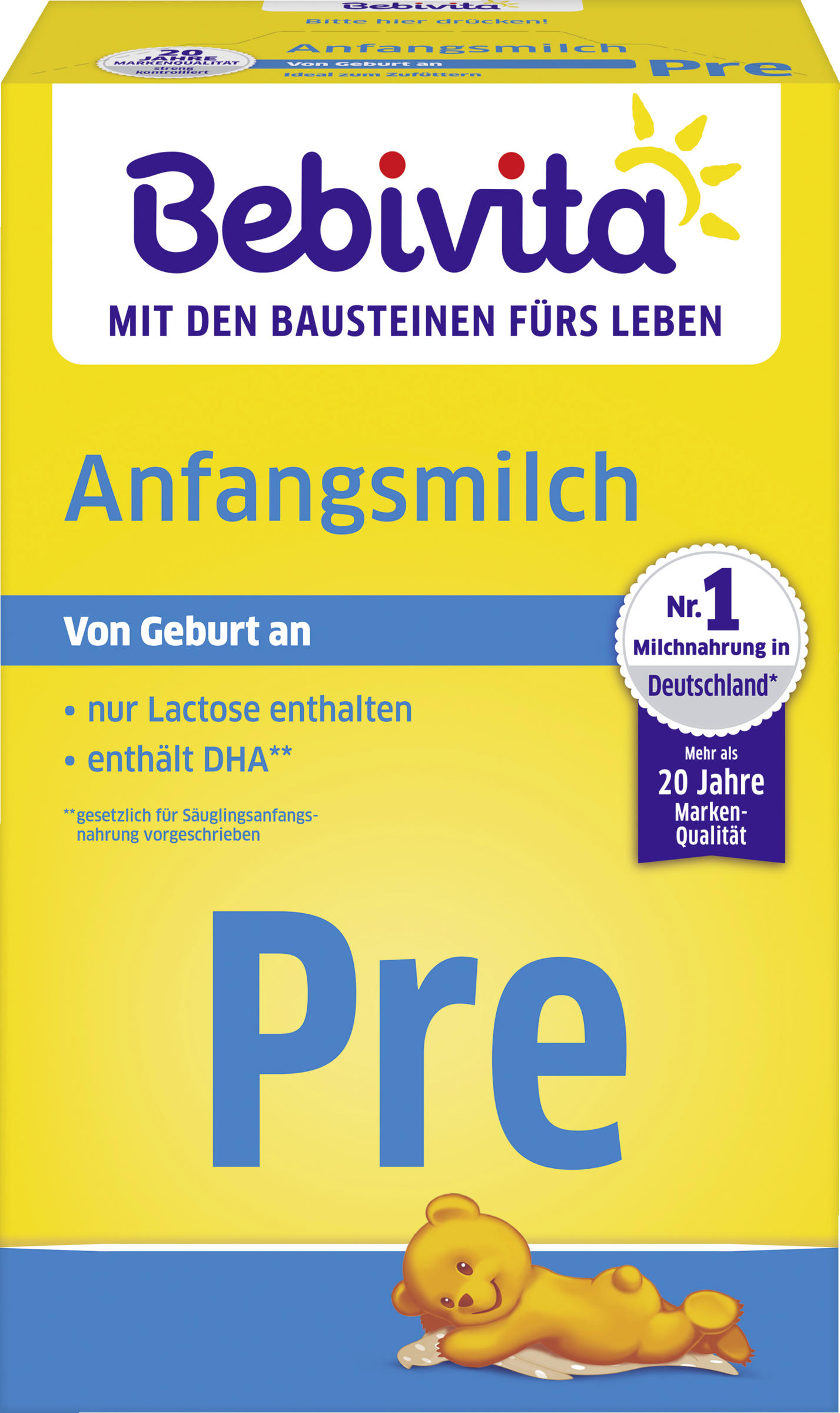 Bebivita Anfangsmilch PRE von Geburt an