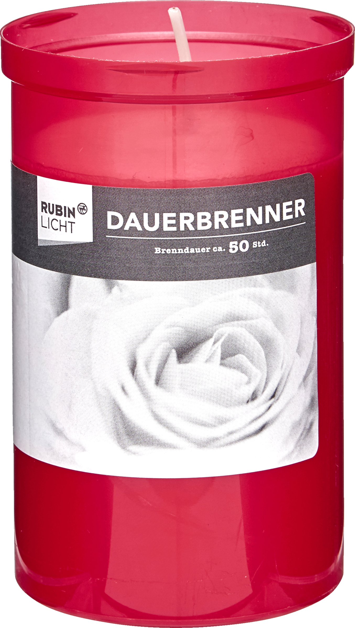 Dauerbrenner ohne Deckel rot