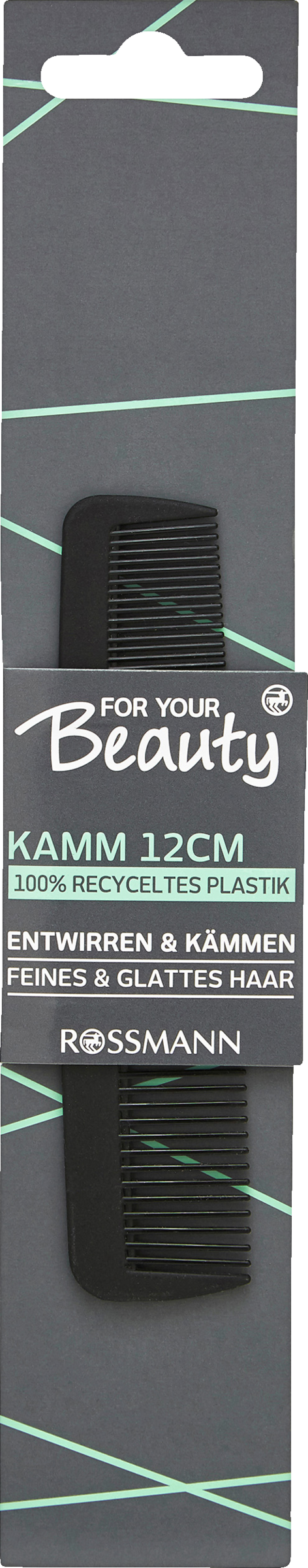 FOR YOUR Beauty FOR YOUR BEAUTY KAMM SCHWARZ 12 CM
