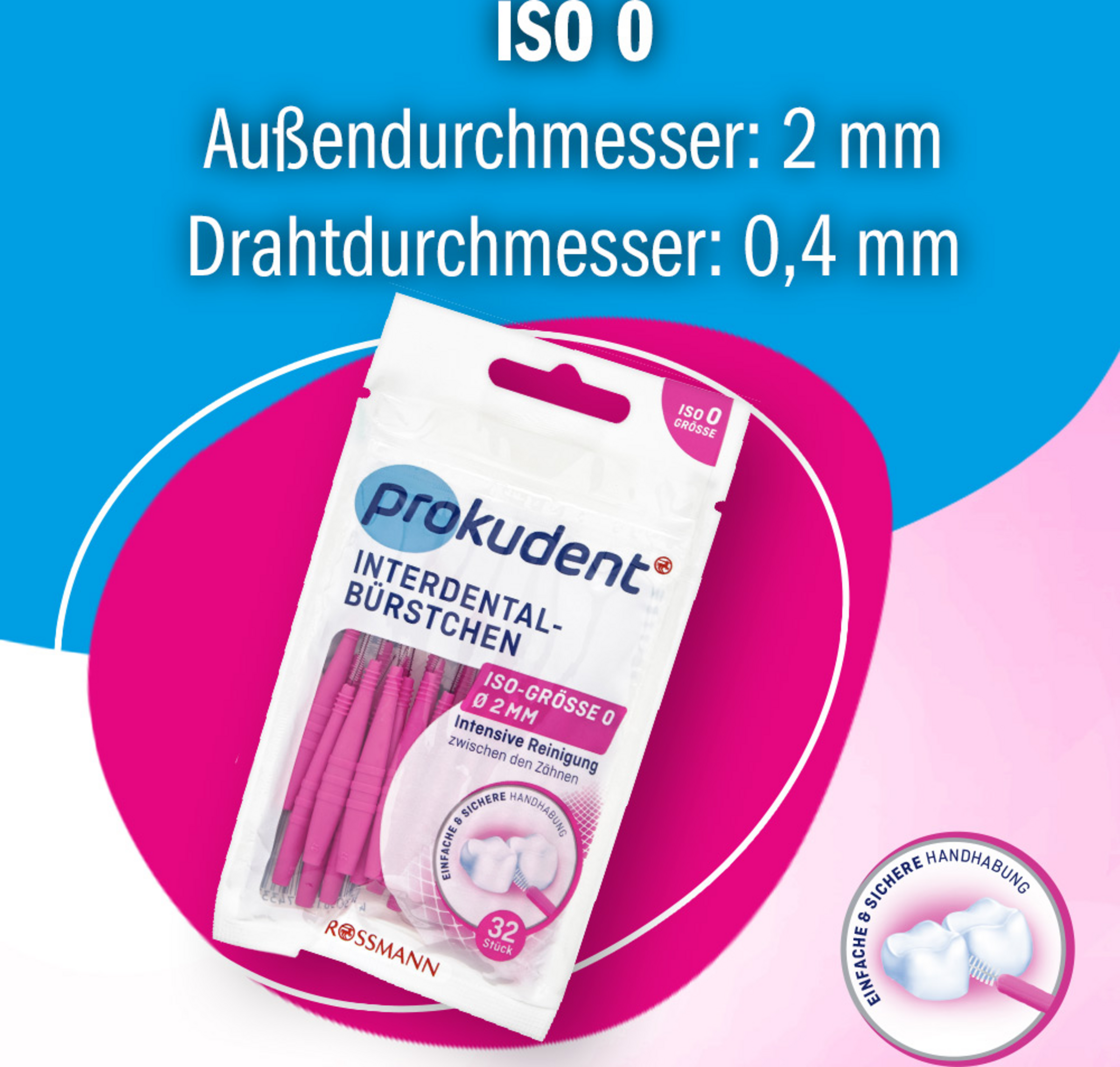 فرشاة تنظيف ما بين الأسنان مقاس 0 2