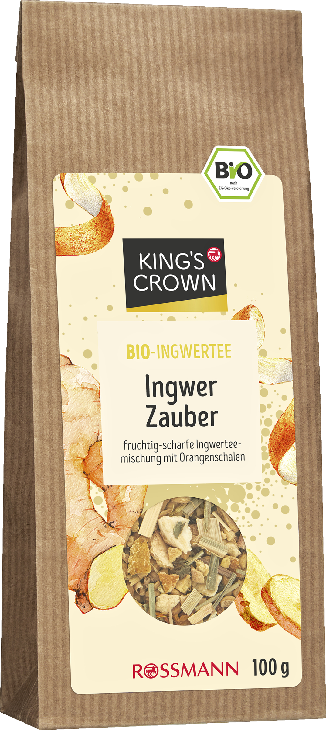 KING'S CROWN Bio Ingwertee Ingwerzauber