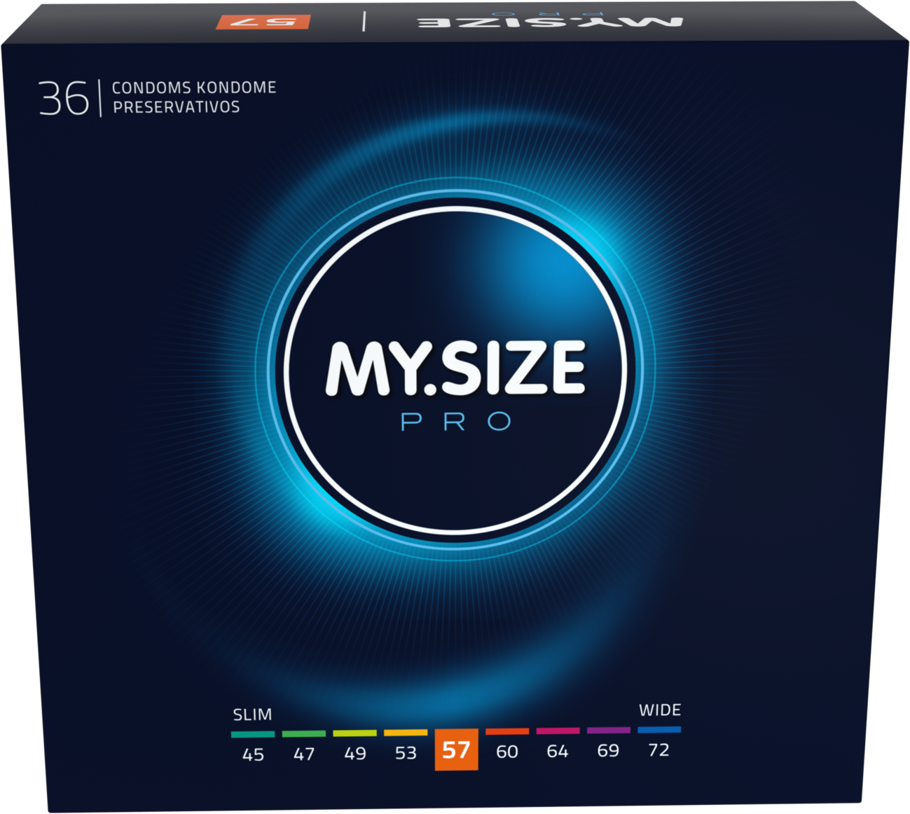 MY.SIZE PRO Kondome 57 mm