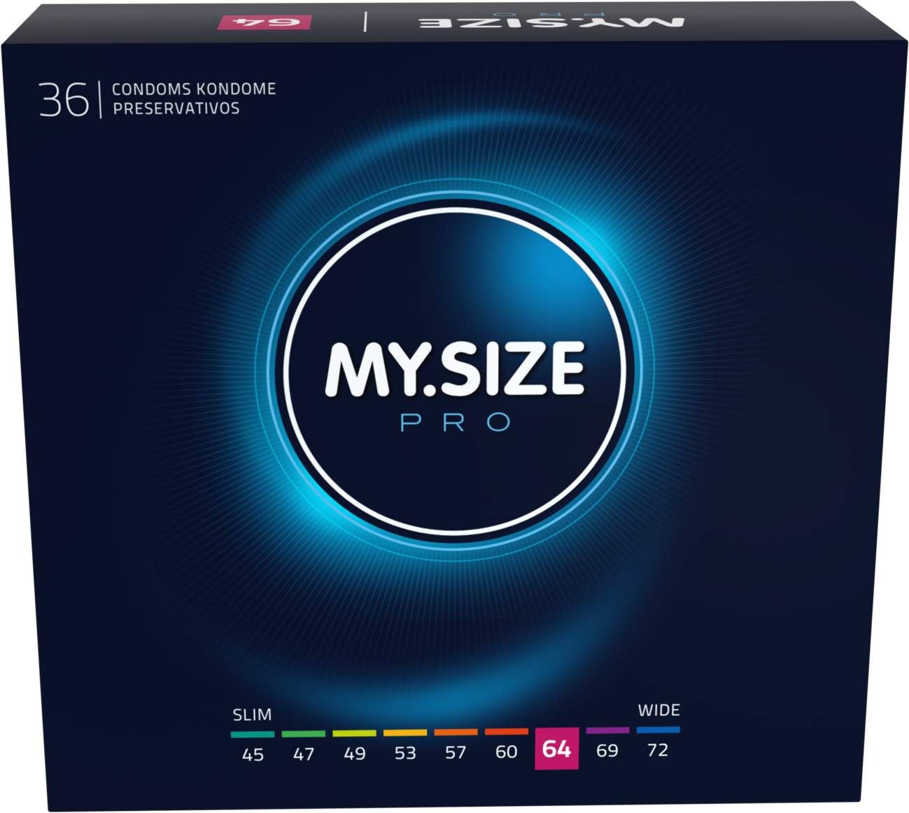 MY.SIZE PRO Kondome 64 mm
