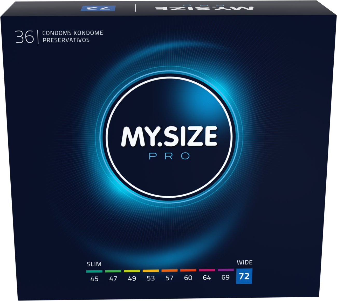 MY.SIZE PRO Kondome 72 mm