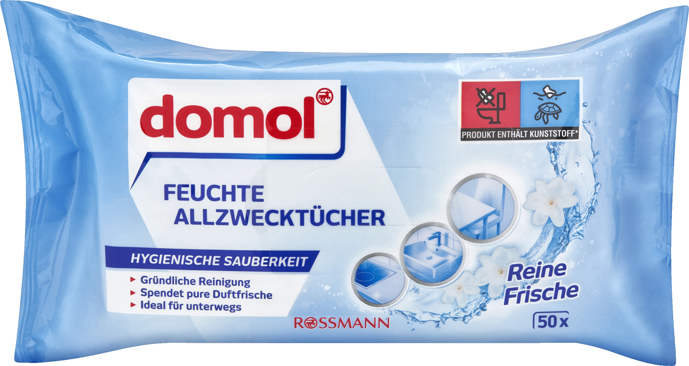 domol Feuchte Allzwecktücher reine Frische