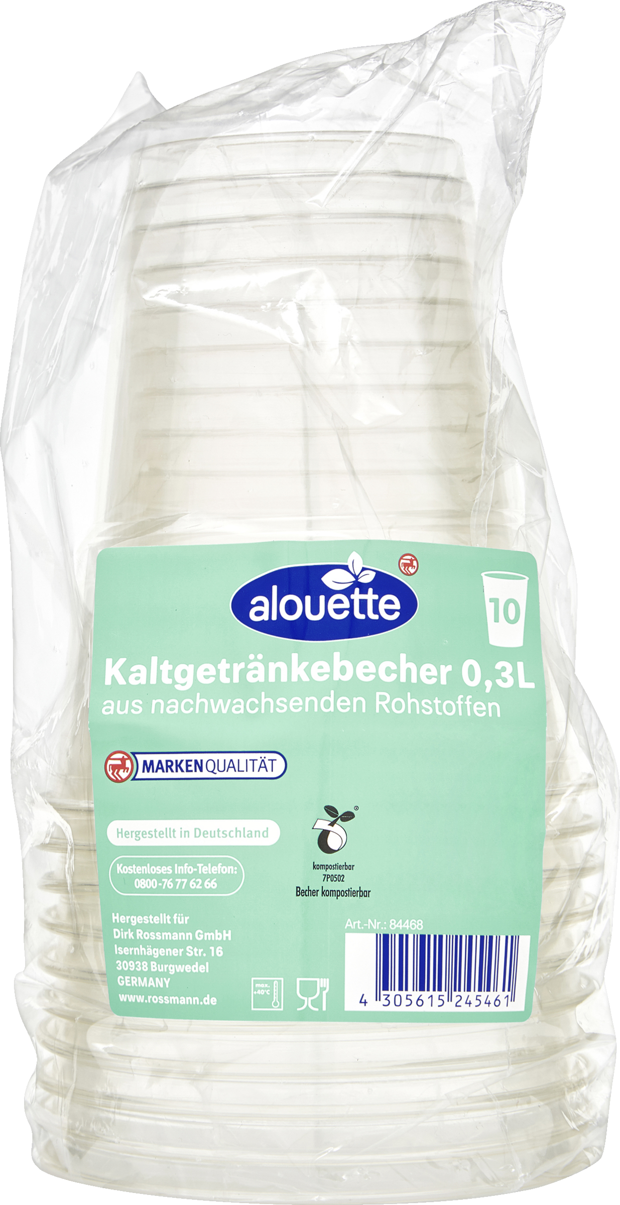 alouette Kaltgetränkebecher 10 St. 0,3l