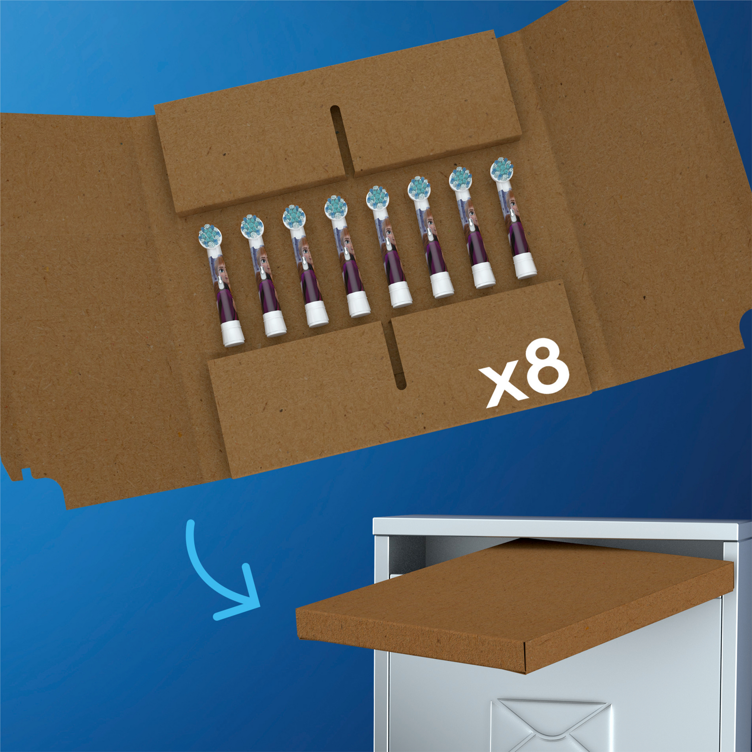 رؤوس فرشاة للأطفال فروزن 3