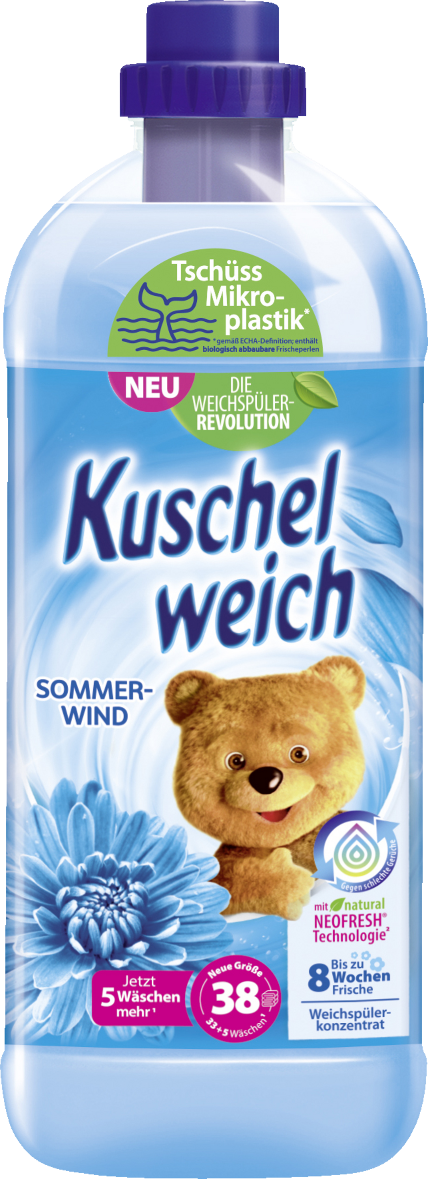 Kuschelweich Weichspülerkonzentrat Sommerwind 38 WL