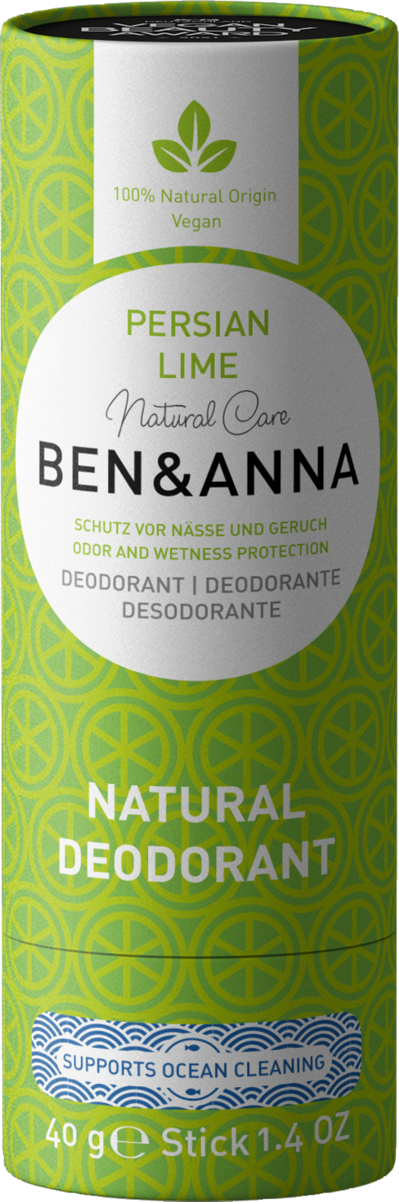 Ben&Anna Deodorant Stick Papertube – Persian Lime