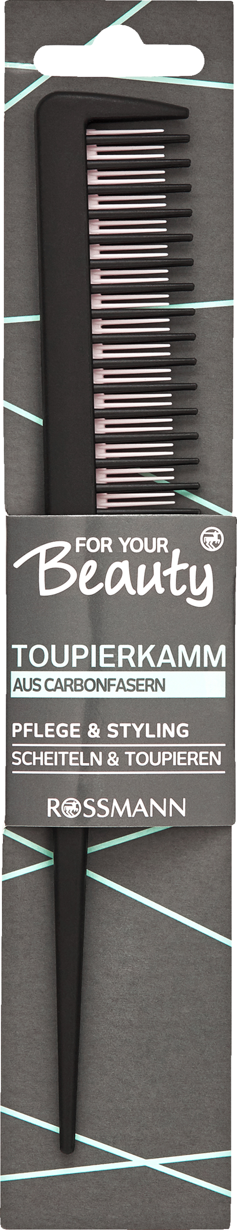 FOR YOUR Beauty Durch die dreistufigen Toupierzähe, sorgt es dafür für ein Optimales Toupiern, mit der Gabel anschli