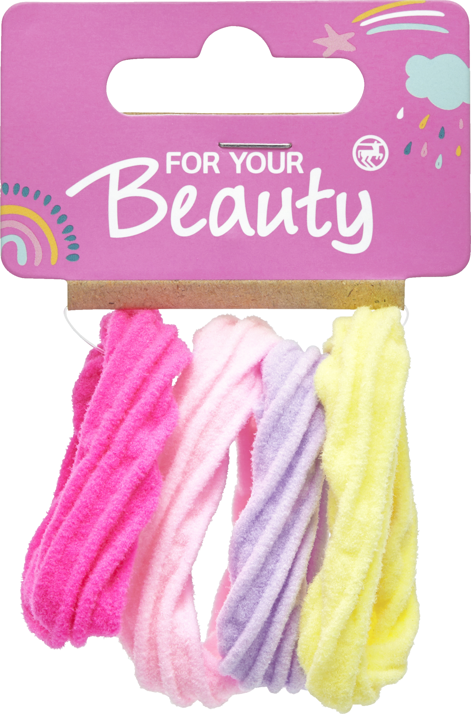 FOR YOUR Beauty Haargummi für Kinder, 4 Stk.