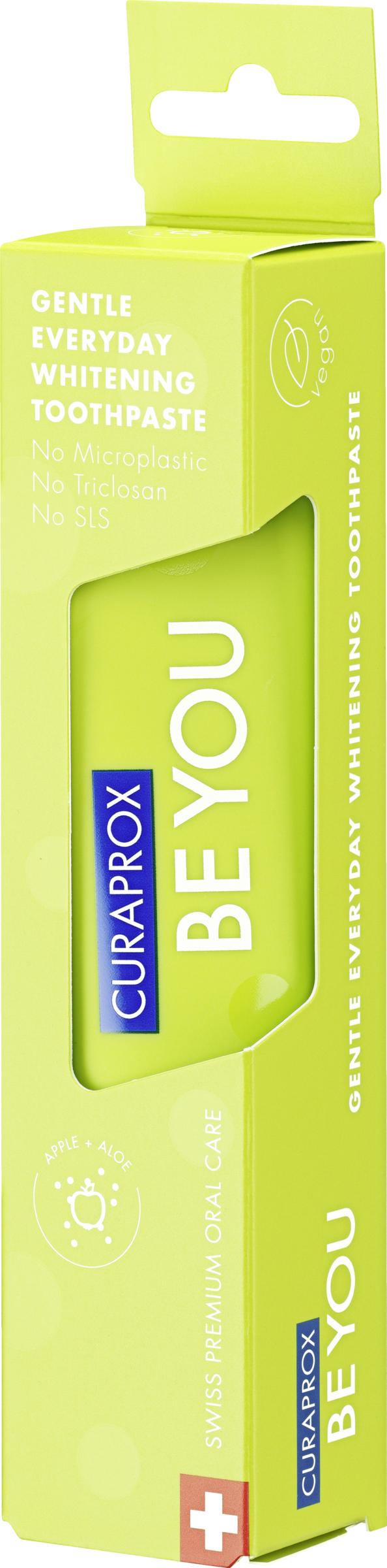 معجون أسنان Be you للتبييض بنكهة التفاح + الألوفيرا 2