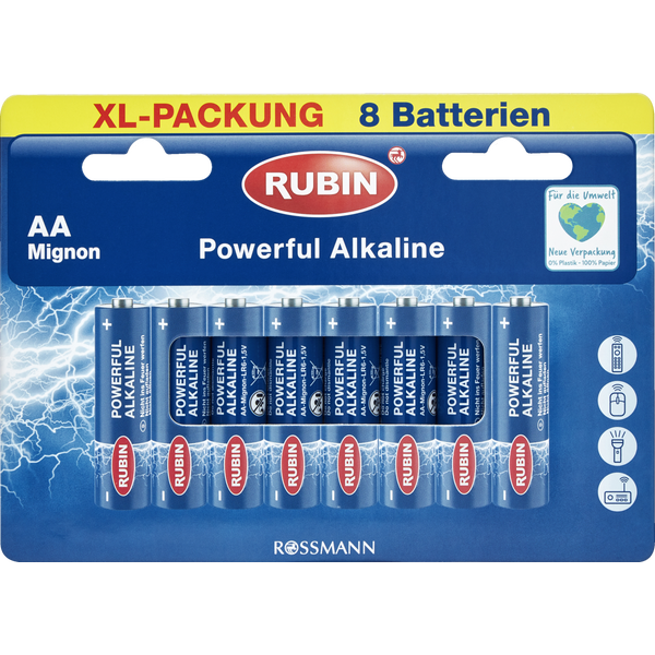 Powerful Alkaline Batterien  AA