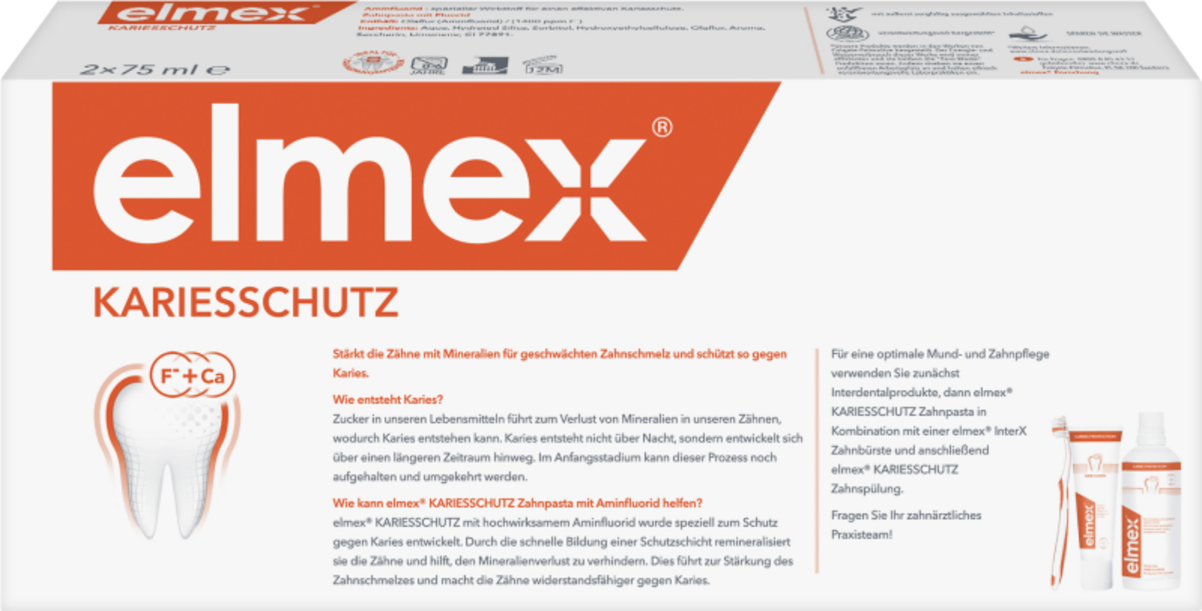 معجون أسنان للحماية من التسوس عبوة مزدوجة 2