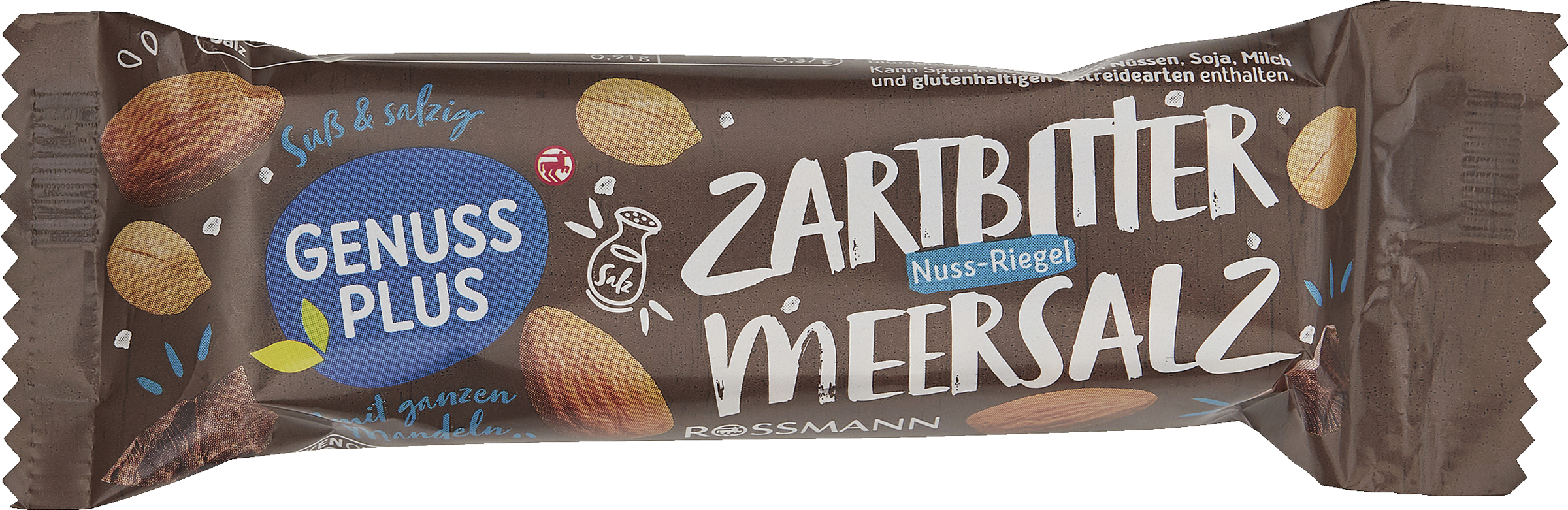 Nussriegel Zartbitter Meersalz