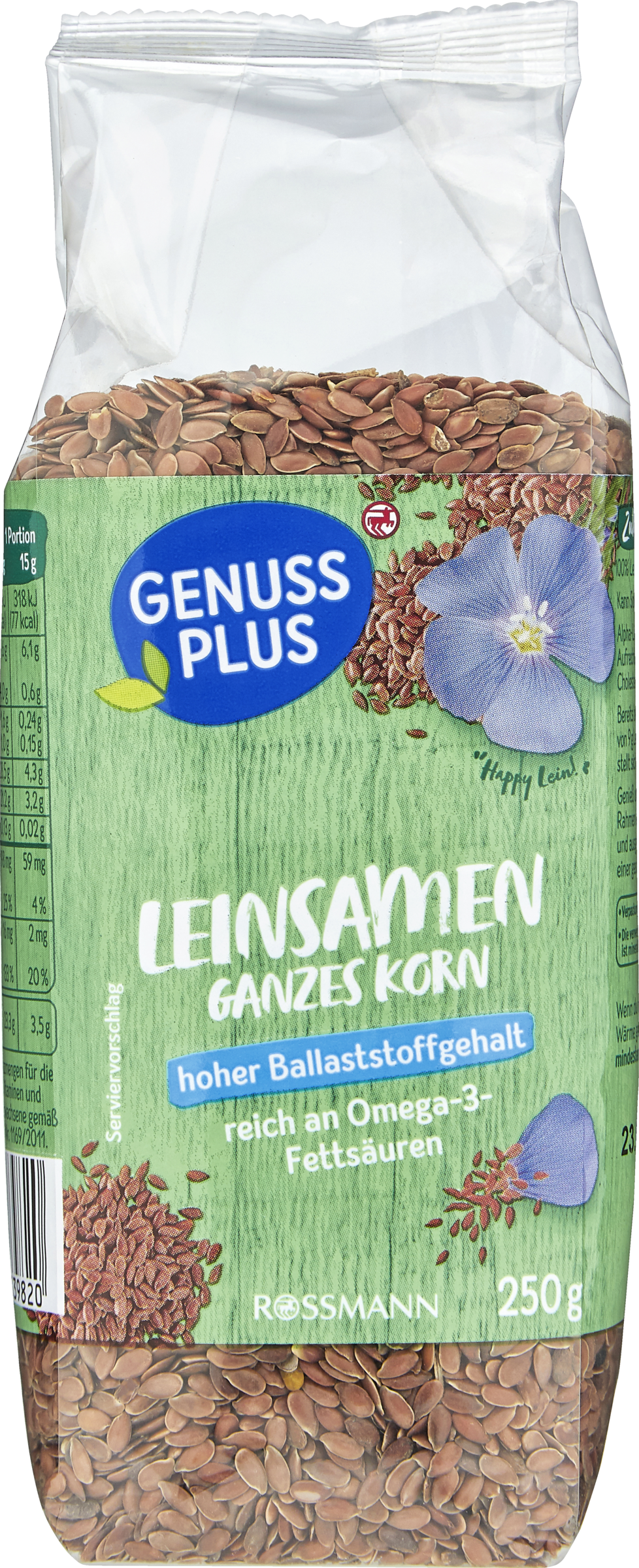 GENUSS PLUS Leinsamen ganzes Korn