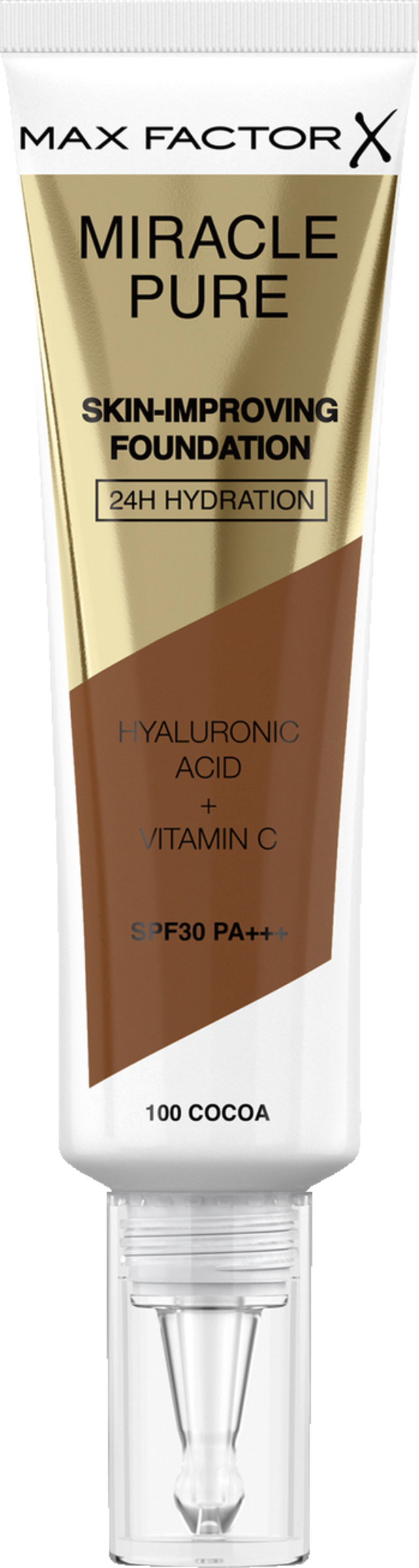 Max Factor Miracle Pure Foundation, Fb. 100 Cocoa