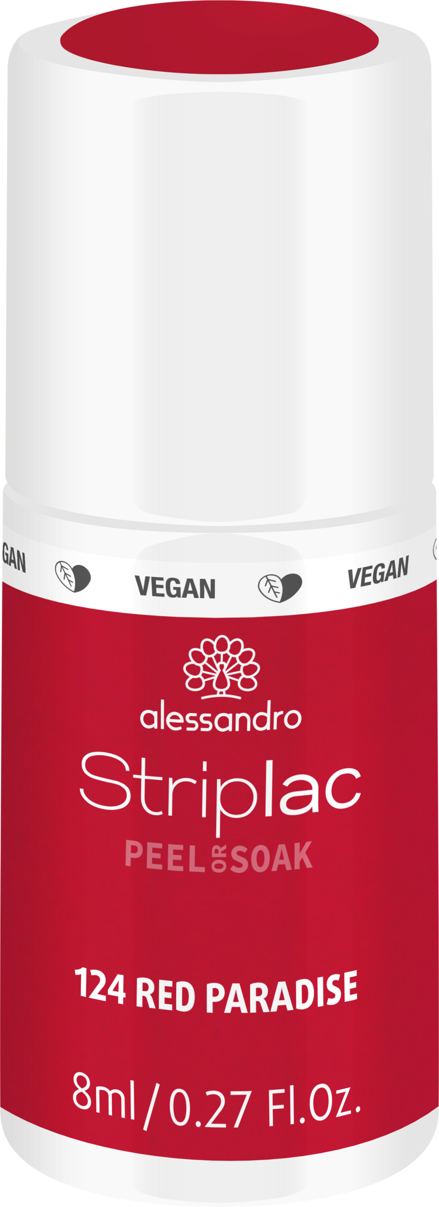 Alessandro STRIPLAC PEEL OR SOAK RED PARADISE -VEGAN