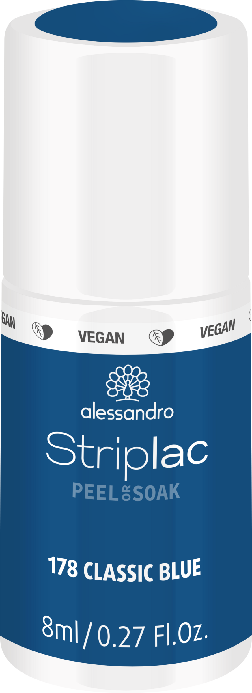 Alessandro STRIPLAC PEEL OR SOAK CLASSIC BLUE -VEGAN
