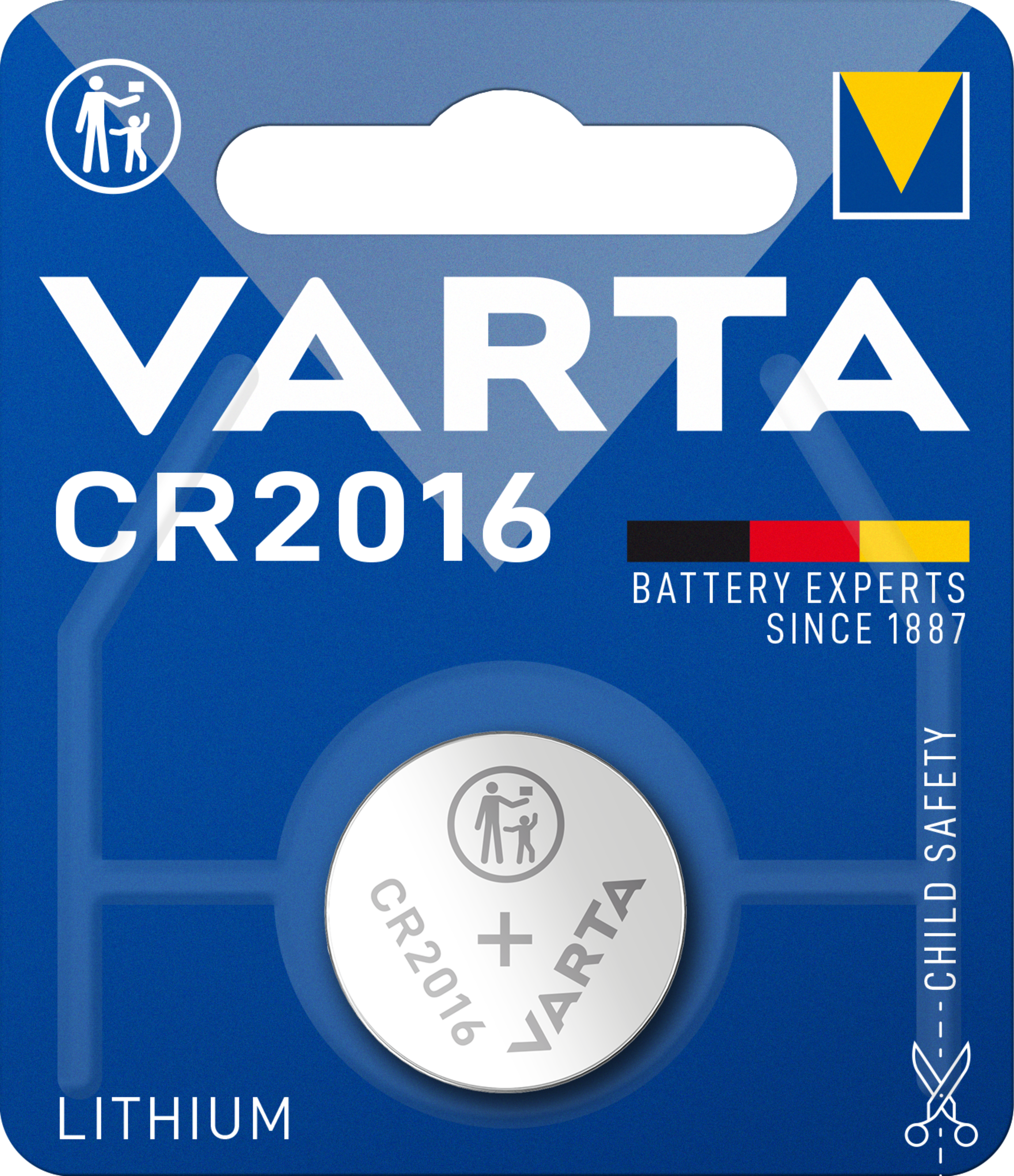 Varta CR2016 Lithium-Knopfzelle