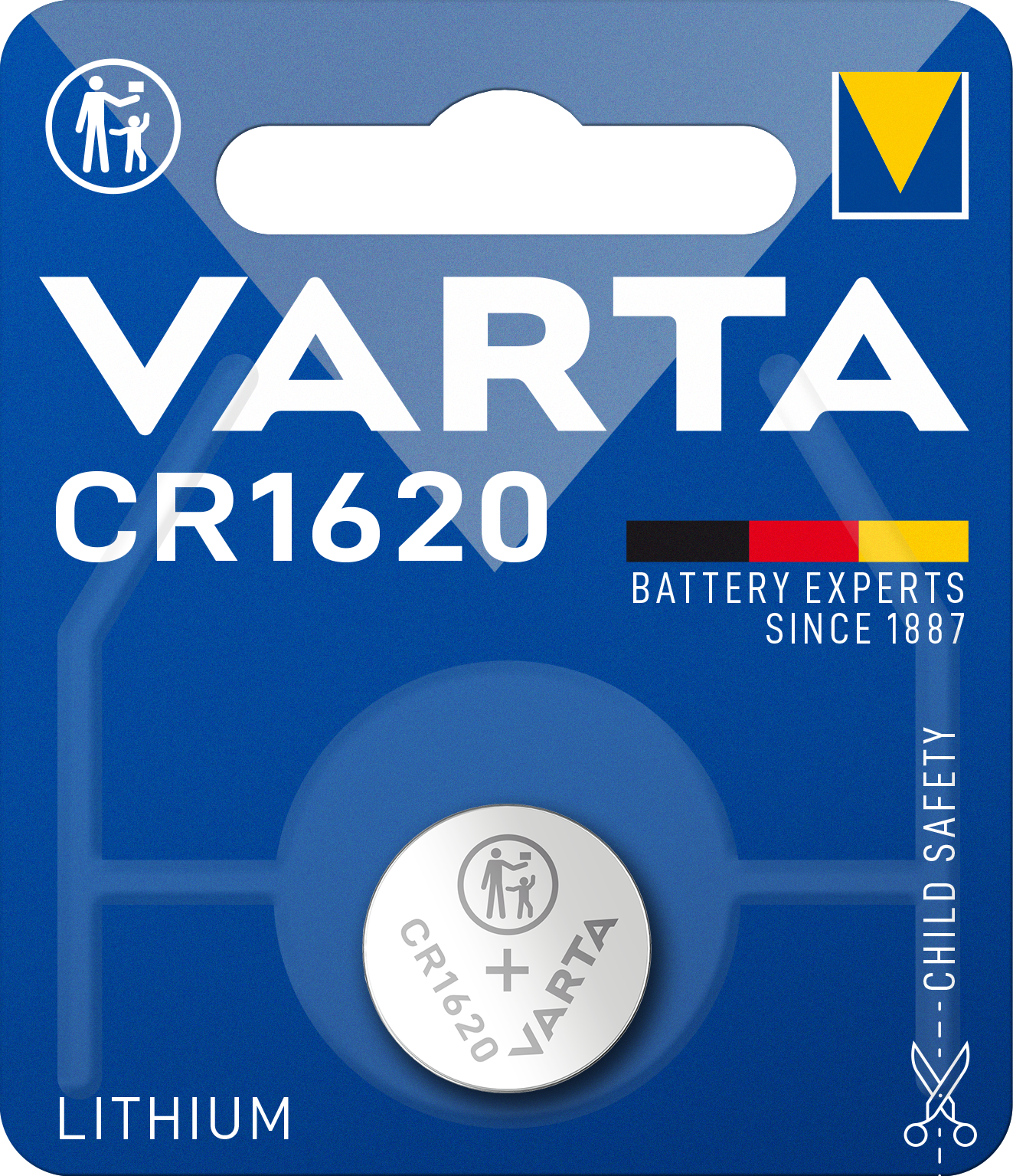 Varta CR1620 Lithium Knopfzelle